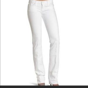 Rock & Republic Kasandra High Waist Boot Cut White Denim Jeans Ladies Size 10